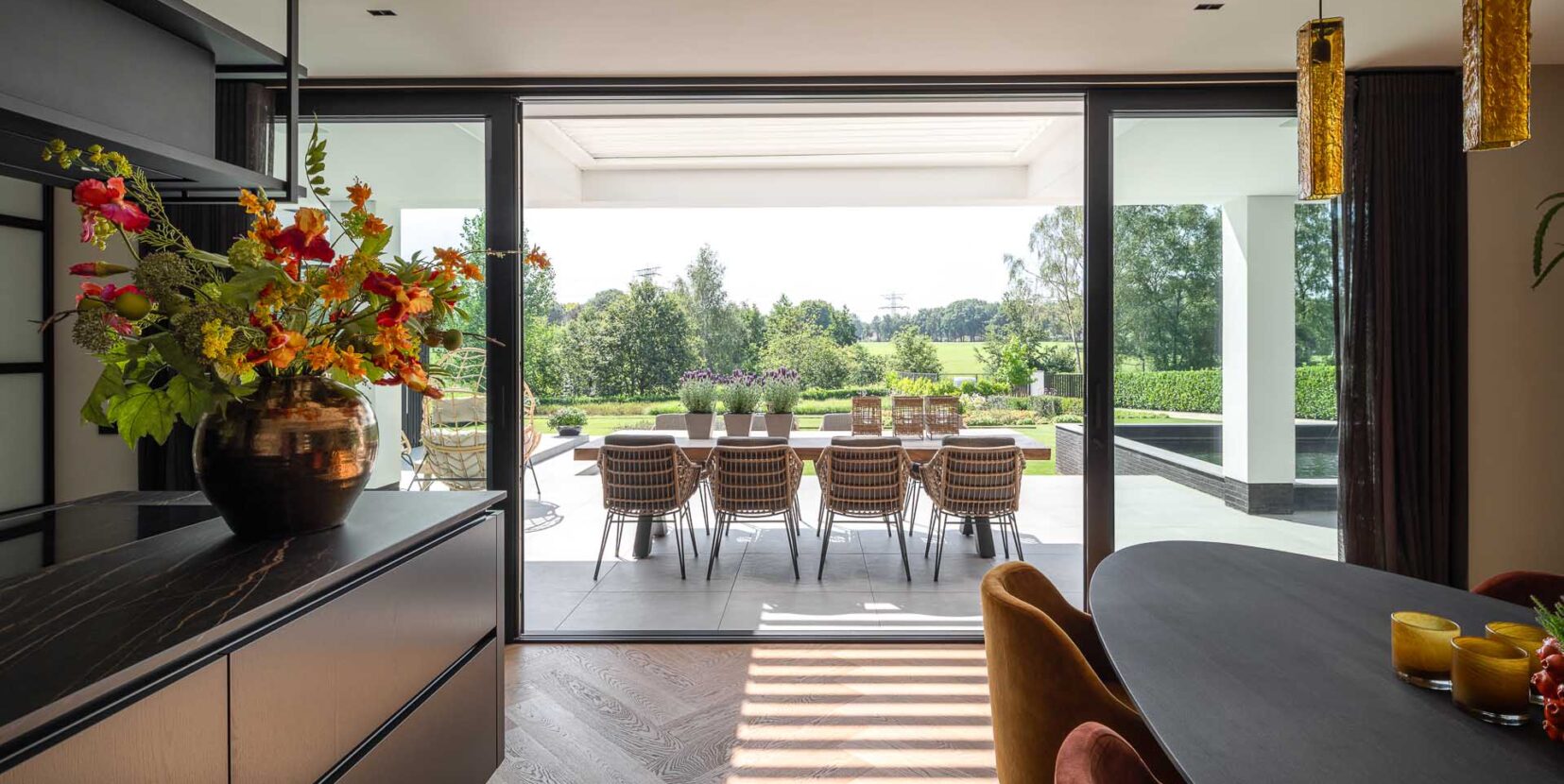 Luxe villa met zicht op de natuur