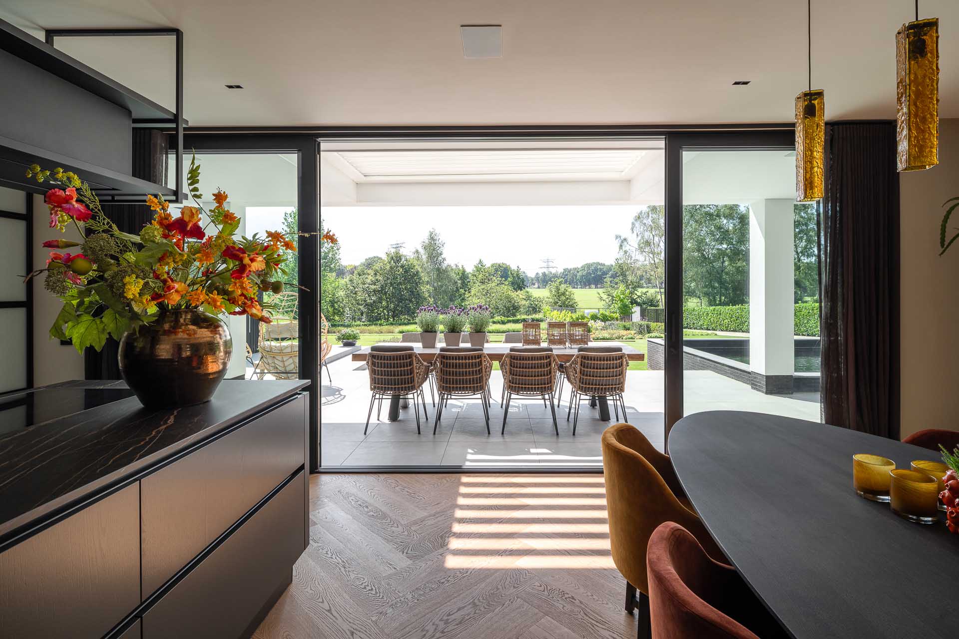 Luxe villa met zicht op de natuur