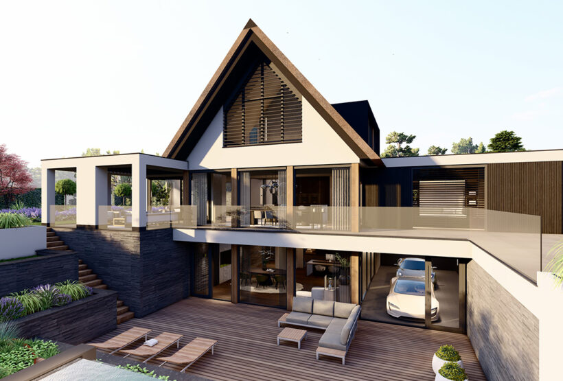Luxe woning met buitenzwembad