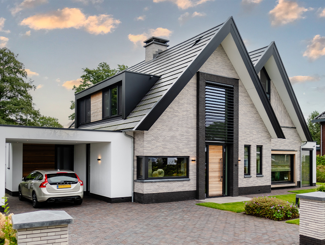 Dubbele kapper met moderne elementen