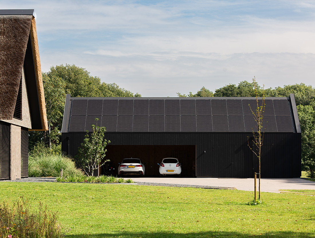 Bijgebouw in de stijl van de schuurwoning
