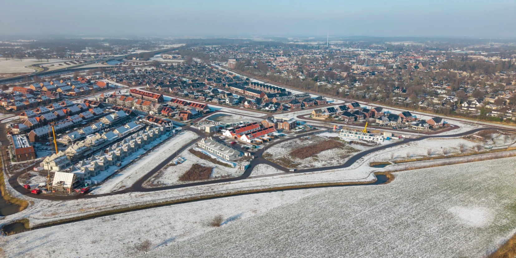 Nieuwe wijk Zuidbroek in Wierden