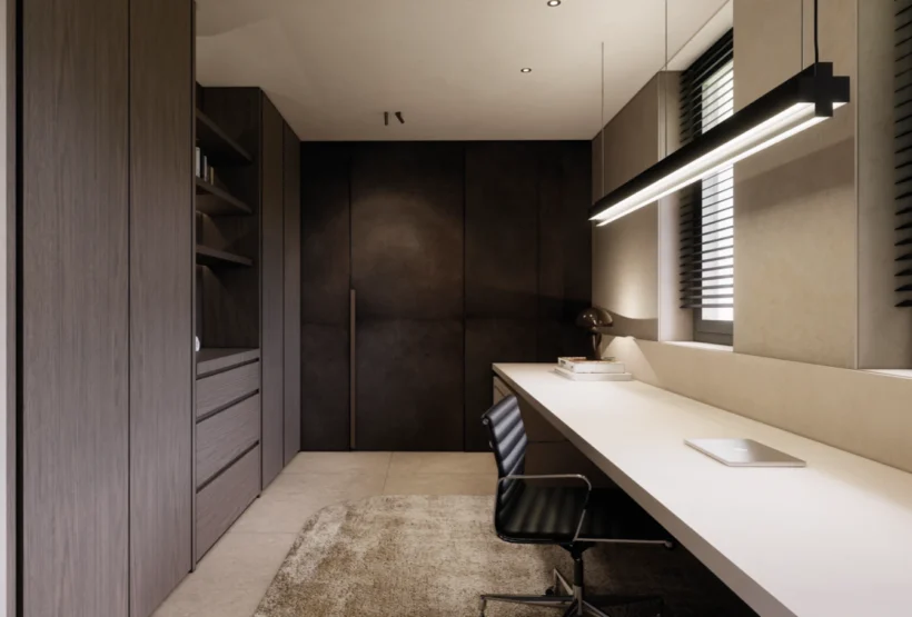 Interieurontwerp van luxe kantoor door de interieurarchitecten van Bekhuis & KleinJan