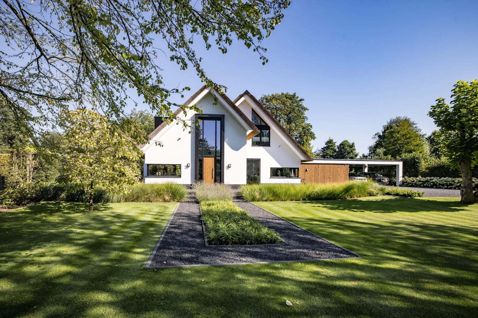 Landelijke villa, moderne architectuur